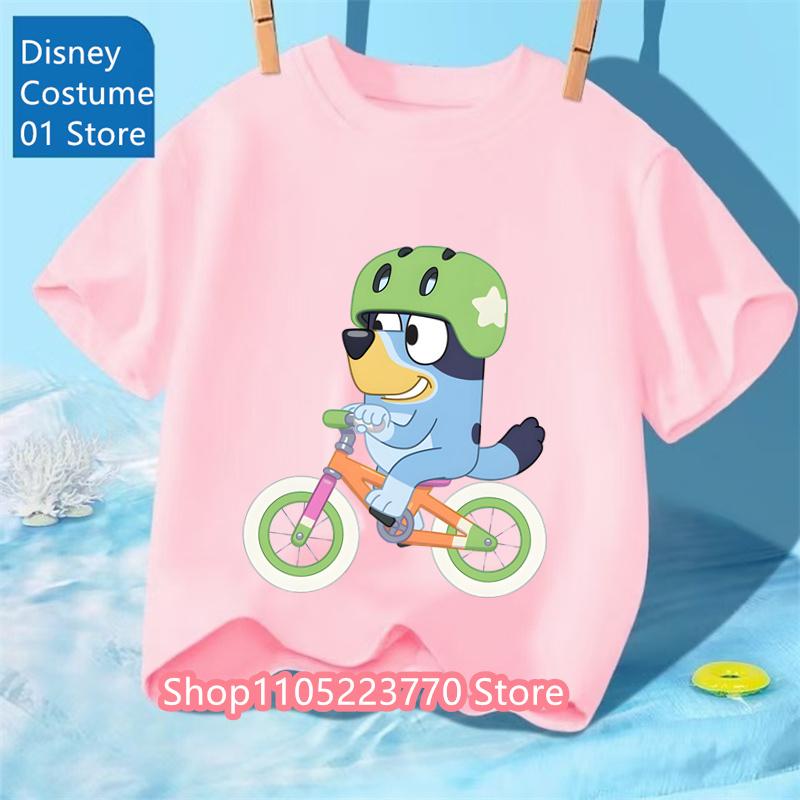 Cartoon Kids T-Shirt Short Sleeve Print Comfortable for Boys and Girls Daily Use