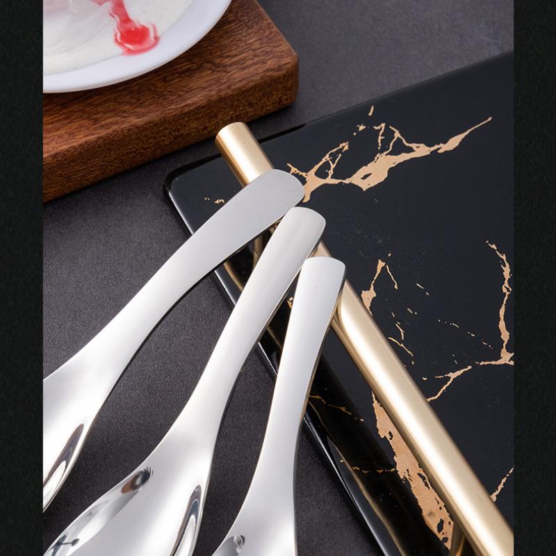 HANYANG Stainless Steel Thickened Spoon Soup Spoon Children's Long-handled Rice Spoon Tableware
