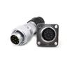 WEIPU WS16 TD/Z 2Pin 3Pin 4Pin 5Pin Automotive Screw Install Electrical Panel Connector 7pin 9pin 10pin Male Plug Female Socket