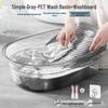 Hand Wash Laundry Basin & Washboard Set