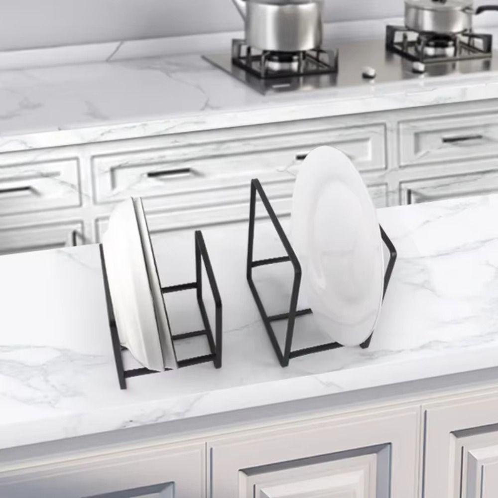 Vertical Plate Cutlery Organizer Large/Small Cabinet Tray Rack  for Dinner Utensils