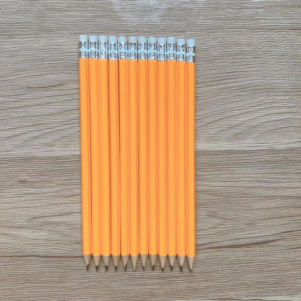 30 Pencils, HB Pencils, with Erasers, Hexagons, Stationery for Elementary School Students, Stationery for Students, Children's Stationery