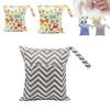 Durable Asenappy Digital Print Baby Diaper Bag With Waterproof Dual Zippers