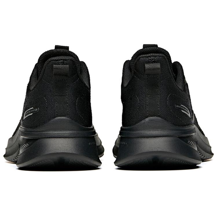 New Anta Non slip Wear resistant Shock Absorption Low Top Running Shoes Black 112235570S-1