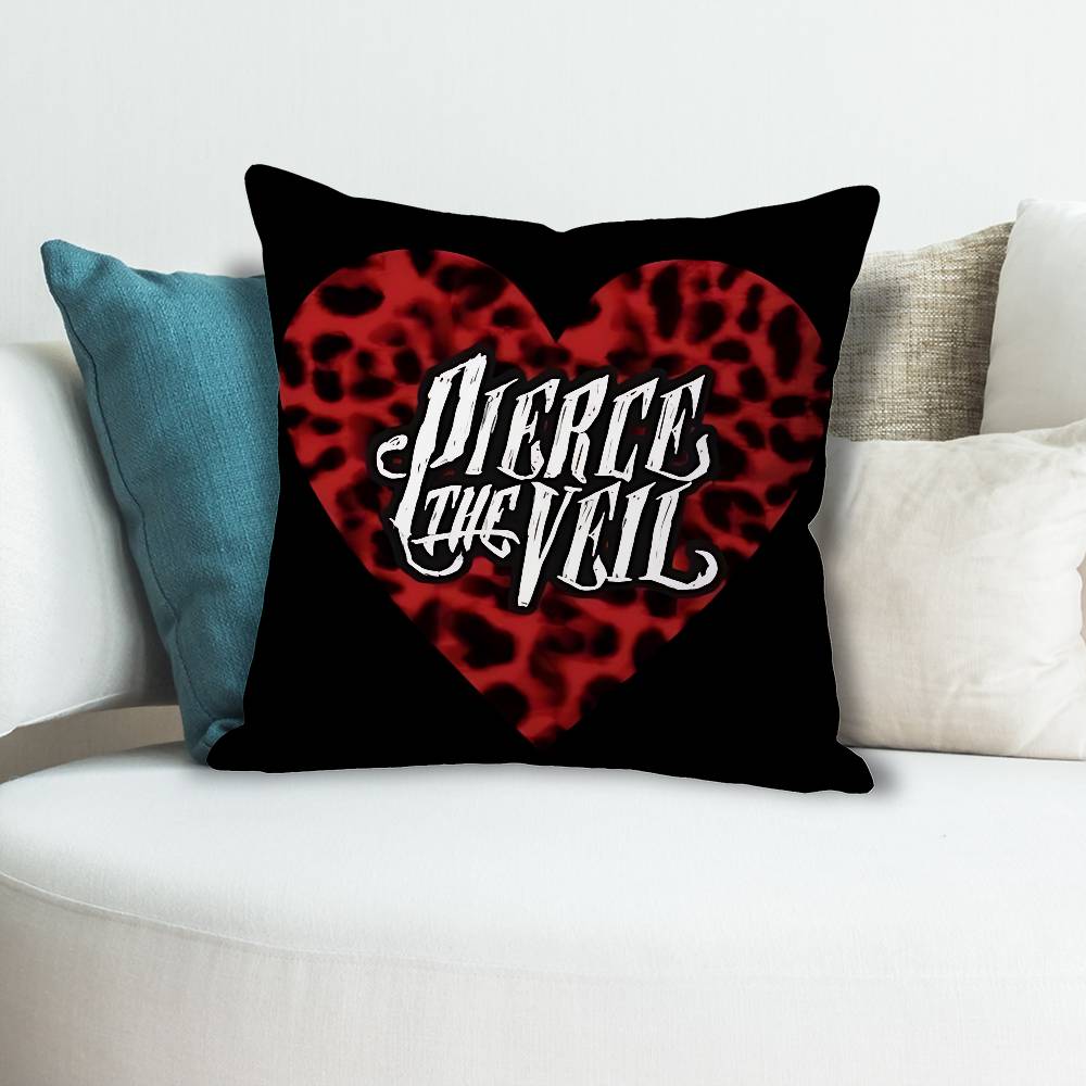 Pop Rock PPierce The VVeil Anime Celebrity Merchandise AllMatch Printed Pillow Case Sofa Car Office Room Decoration Protector