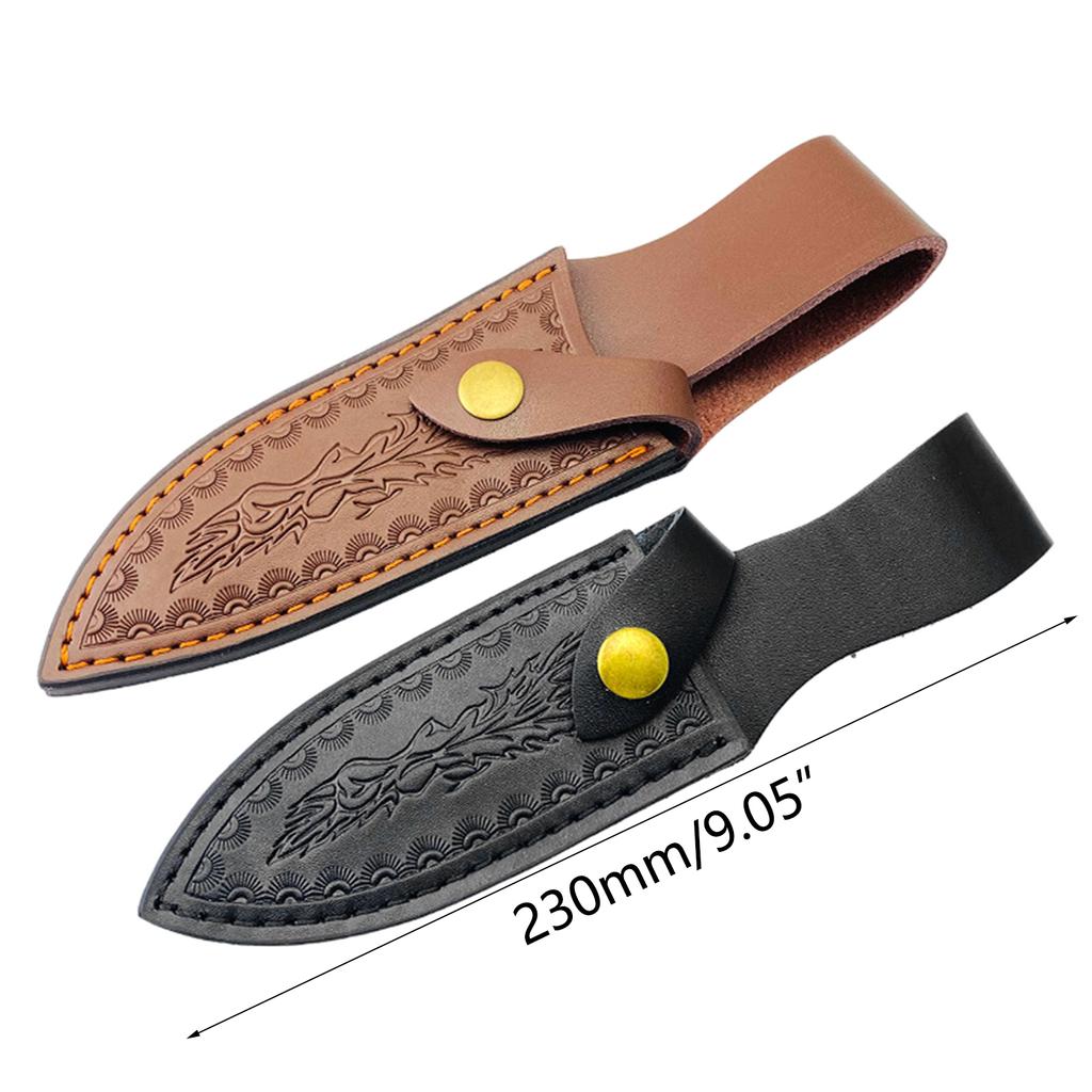 Outdoor-Tasche für gerade Klingen, praktische Aufbewahrungstasche für Küchenwerkzeuge, Aufbewahrungskoffer aus Leder für Messer, praktischer Gürtel mit Lederscheiden