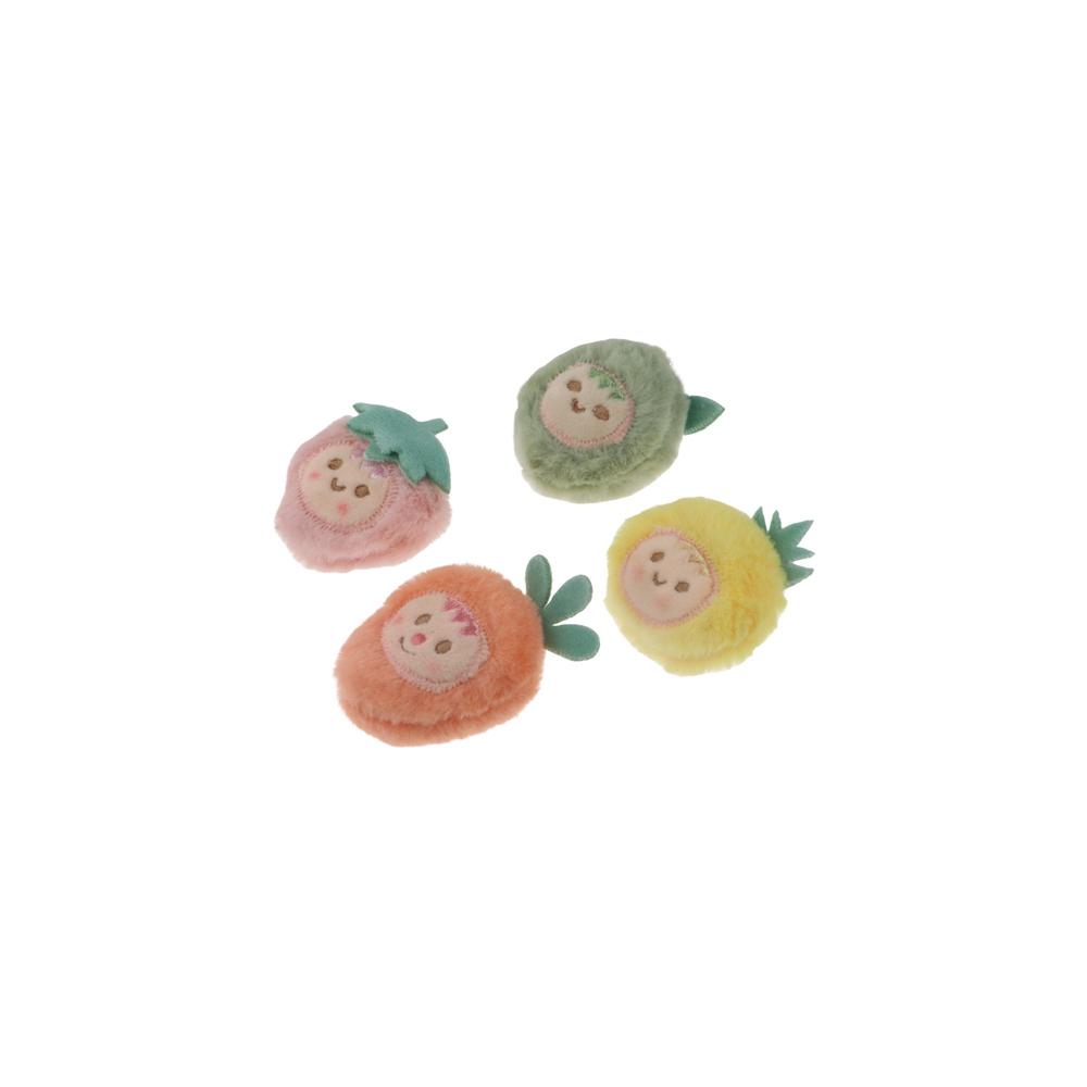 Hand-sewn Cute Fruit Plush Brooch Cloth  Clothing Accessories   Bag Acessories