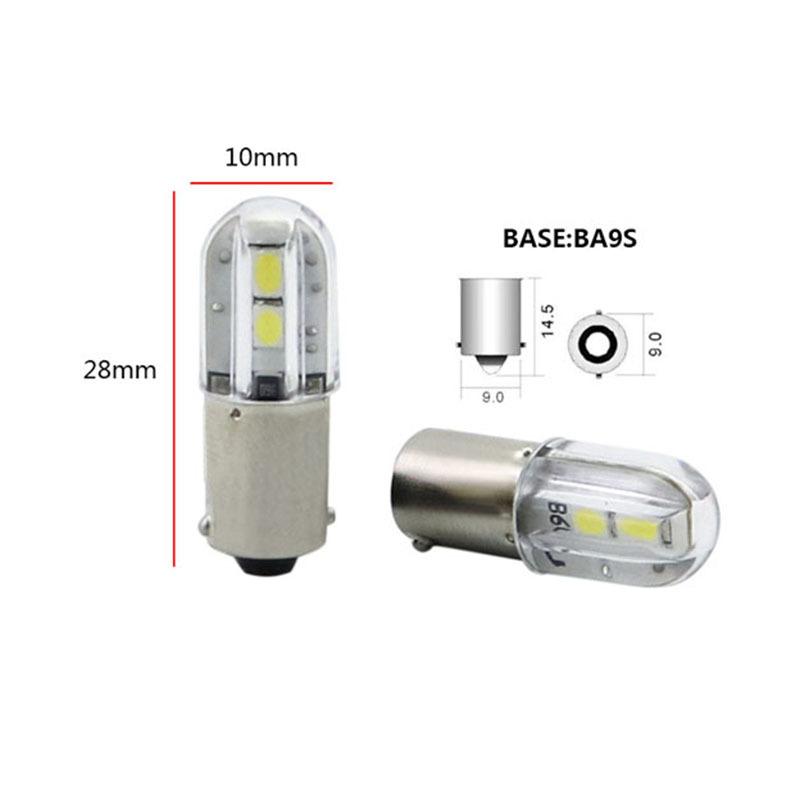 E10 Flashlight LED Bulb Lamp 6v 12V B9 Bayonet Indicator Light Yacht Lantern E11 Forklift Sailing Signal Lighting 4pcs