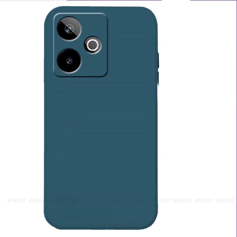 

Для Realme GT 7T Чехол Крышка OPPO Realme GT 7T 7 Слоев Бампер Ударопрочный Оригинальный Жидкий Силикон Fundas Realme GT 7T Мягкий Чехол Realme GT 7T синий