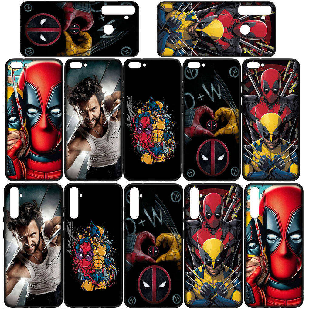 for iPhone 17 16 15 Xiaomi Poco F7 F8 X7 X6 C85 C75 M8 Redmi Note 14 13 12 11 Pro Max 14C 13C 15C A3 A4 Phone Case Wallpaper Deadpool Marvel Wolverine