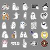 100pcs Halloween Cute Ghosts Stickers Bulk for Kids, Horror Stickers for Water Bottles, Skateboards, Stationery, Greeting Cards, Gift Tags