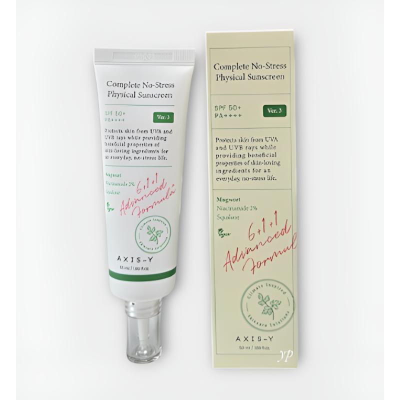 [AXIS-Y] Complete No-Stress Physical Sunscreen SPF50+ PA++++