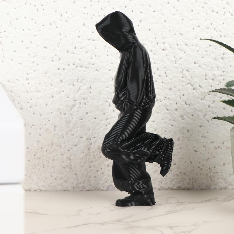 1/2 Stück 3D-gedruckte Figur des gesichtslosen Denkers, Heimdeko, Wohnzimmerdekoration, Bastelbedarf, Ornamente, Accessoires