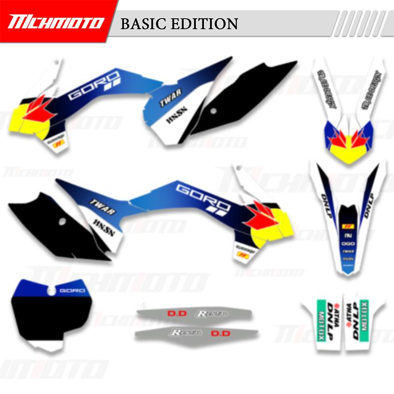 MCHMFG For KTM SX SXF XC XCF 2013 2014 2015 EXC XCW 2014 2015 2016 Motorcycle Graphics Decals Stickers Kits  Number Name