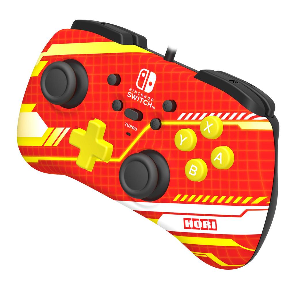 Hori Pad Mini for Nintendo Switch with Rapid Fire and Rapid Fire Hold Functions Licensed with Nintendo (Mechanic Red) [Nintendo Product] [Compatible