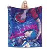 Arcane Vi Jinx Šilta Minkšta Antklodė Vaikams Pliušinis Mesti Antklodė Juokinga Sofos Kėdės Flanelinė Lovatiesė Sofa Lova Dangalas