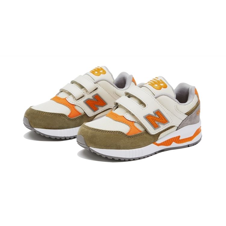 New Balance NB 530 Comfortable Casual Low-Top Running Shoes Kids sneaker Beige Orange KV530SNP