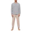 Herren-Pyjama-Set, Langarm und lange Hose, zweiteilig