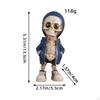 Cartoon Halloween Skeleton Figurine Statue Photography Props Resin Sculpture for