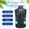 Summer Cooling Vest: Cross-Border Japan-Korea Style, Sleeveless, Heatstroke Prevention, Ideal for Outdoor Activities and Fishing.