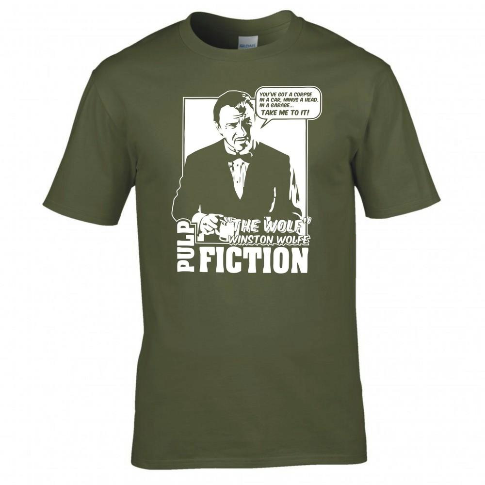 Inspiriert von Pulp Fiction Winston Wolfe Der Wolf T-Shirt