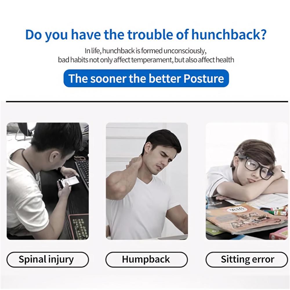 Posture Corrector for Women Men, Adjustable Back Brace Straightener, Relief for Neck/Shoulder, Scoliosis & Hunchback Correction