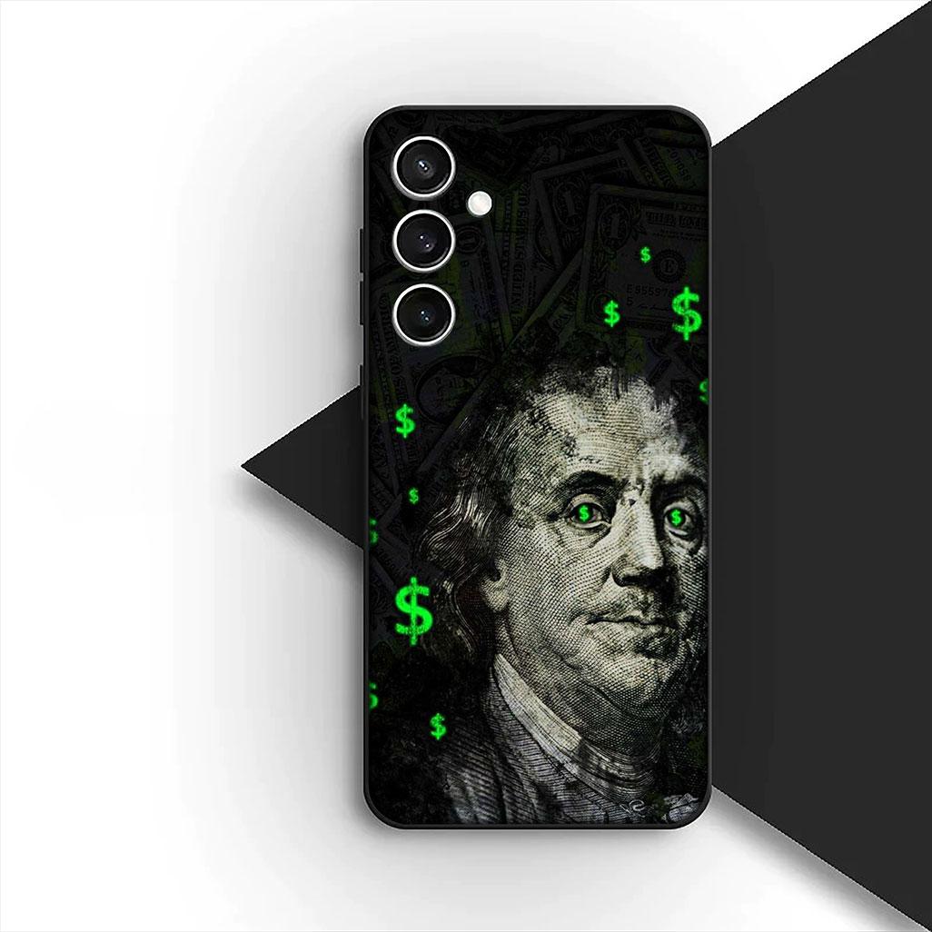 

Casing for Samsung Galaxy S24 S25 S23 FE Ultra Plus S7 Edge S25+ S23+ A56 5G Phone Cover Protective Case Money 100 D-Dollars 1 Galaxy S7