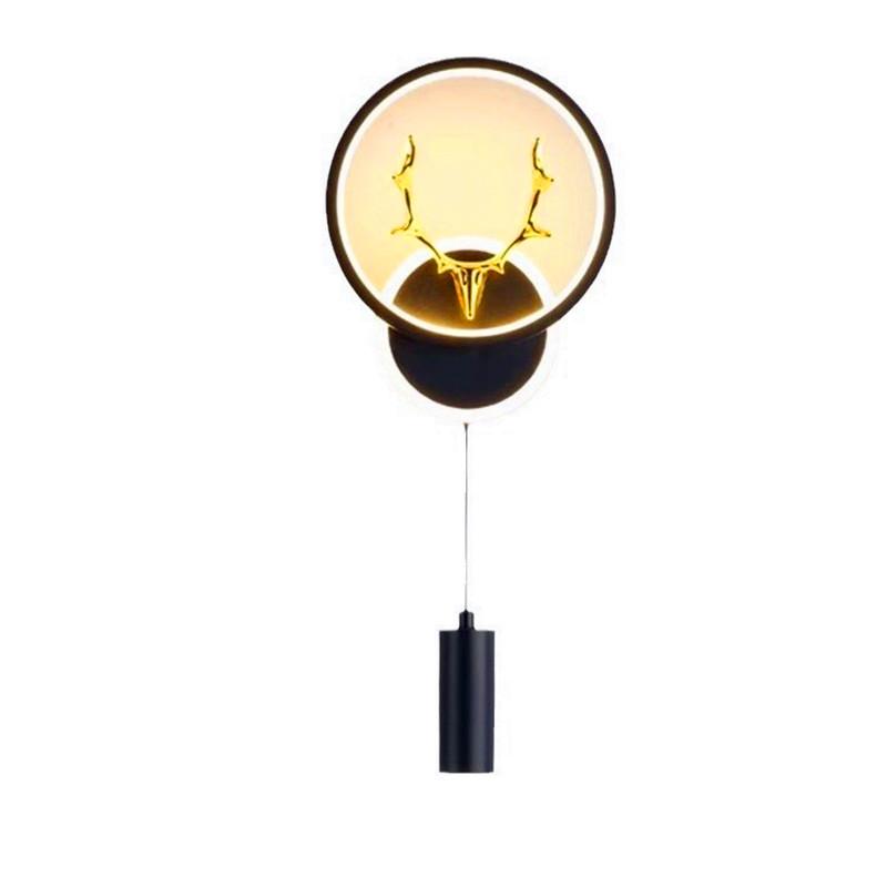 LED Wall Lamp 3 Color Modes  Wall Mount Lighting Bedroom Bedside Wall Sconces Living Room Home Indoor Lighting Decorative Lamps
