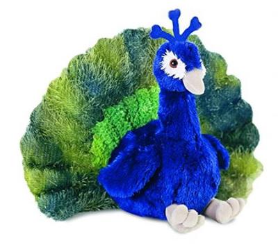 peacock stuffed toy