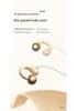 Bone Conduction Wired Earphones with Type-C and 3.5mm Connectors, Ear Clip Design, Wired Control Microphone, Ideal for Gaming
