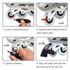 Sport Schlittschuhlaufen Sicherheitsbremsen Bremsbeläge Rollschuhe Bremsklotz Roller Anti-Rutsch