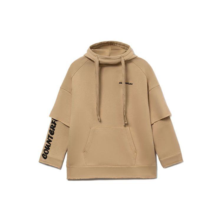 

Li Ning CF Wu Xing Series Sports Fashion Letter Print Pullover Sweatshirt Unisex sweatshirt Fragrant-Apricot AWDRD78-1 L