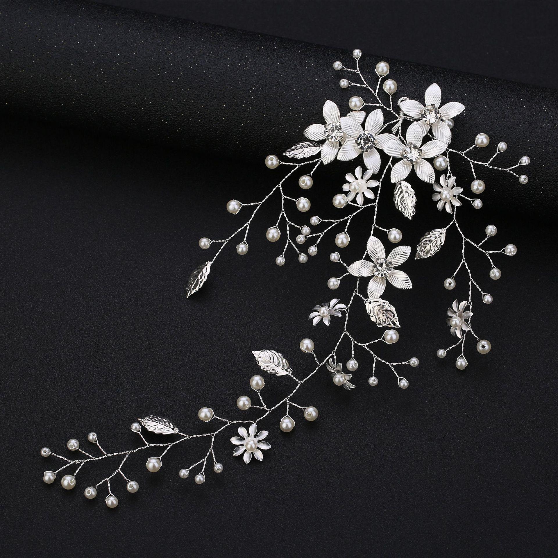 

Bridal Hair Accessory Faux Pearl Hairpiece Pearl Wedding Accessory Romantic Bridal Hair Vine For First Communions Flower