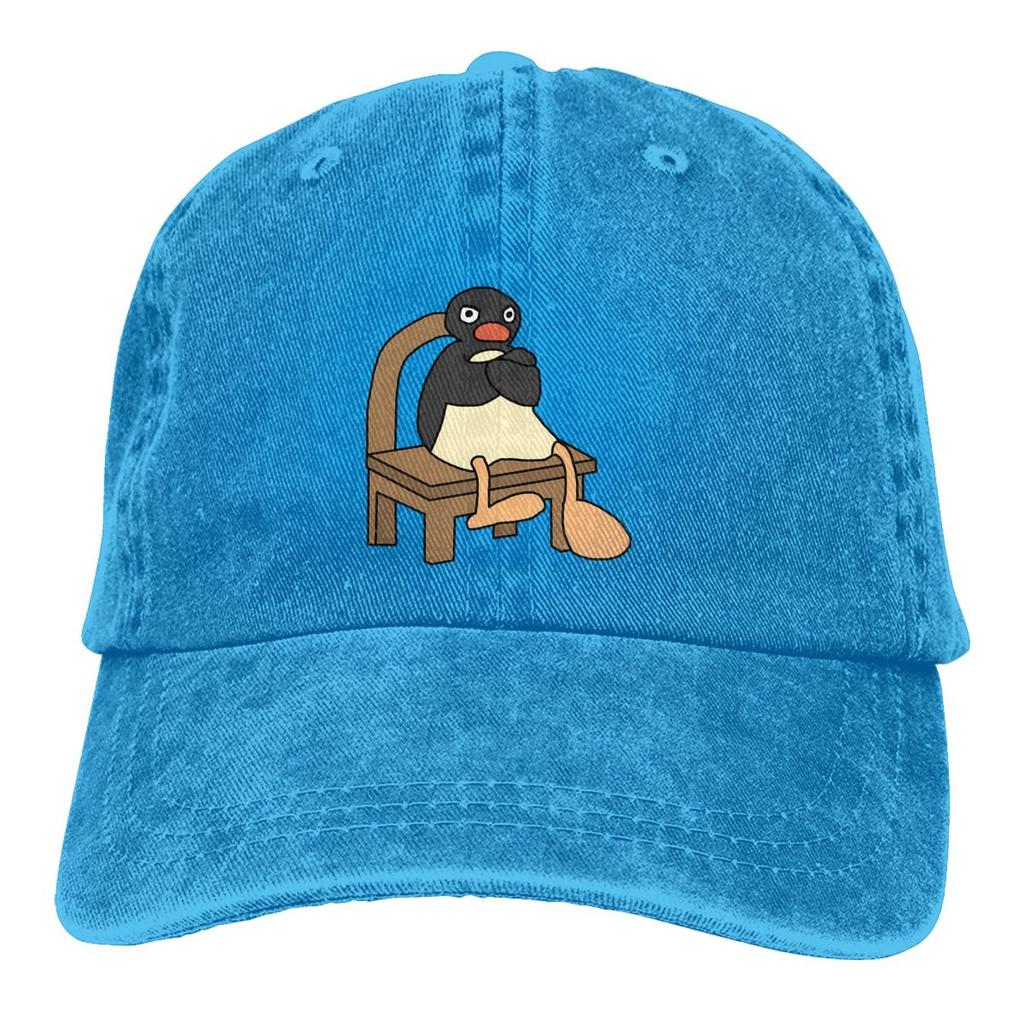 Pure Color Dad Hats Angry Pingu Women's Hat Sun Visor Baseball Caps Noot Pingu Pinga Penguin TV Peaked Cap