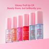 Clubday 6pcs Glossy Fruit Lip Oil Set Shimmery Hydrating Lip Gloss Tint Nourishing Mirror Plumping Liquid Lipstick Makeup Cosmetics Gift