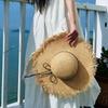 New beach hat big brim Lafite straw hat women's seaside vacation sun hat sun hat face hat
