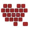 R6FF Heart MOA Profile 1U 1.25U No Engraveds Blank Keycap for Mechanical Keyboards