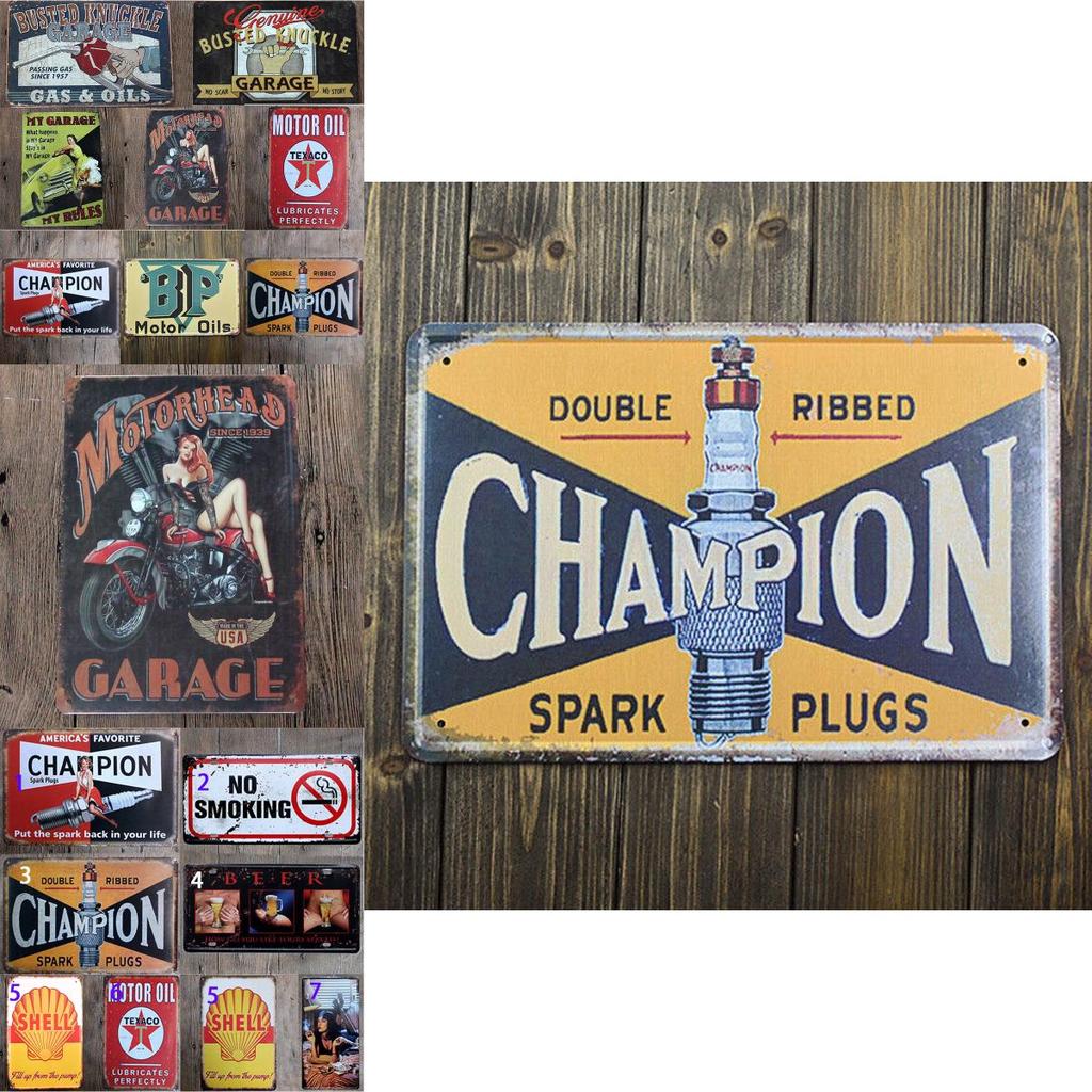 Vintage Retro Metal Tin Sign Poster Plaque Wall Decor For Garage And Home