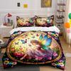 Fantasy Fairy Garden Decor Set Kid'S And Adults' Bedroom Decor, Exquisite Three-Piece Bedding Set Gift