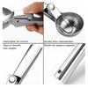 Ice Cream Scoop Stainless Steel Cookie Scoop Multifunctional Manual Portable Ice Cream Scooper for