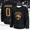 2026 Florida Herren Neue Schwarz-Gold-Edition Eishockey Trainingsanzug - 3D-gedrucktes, feuchtigkeitsableitendes Langarmshirt Familie