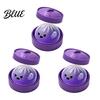 Dumpling Desktop Ornaments 1/2/3Pcs Purple Ghost Squeeze Toy  Halloween Steamed Bun Soft Fidget Toy Stress Relief Clear Ball Mini