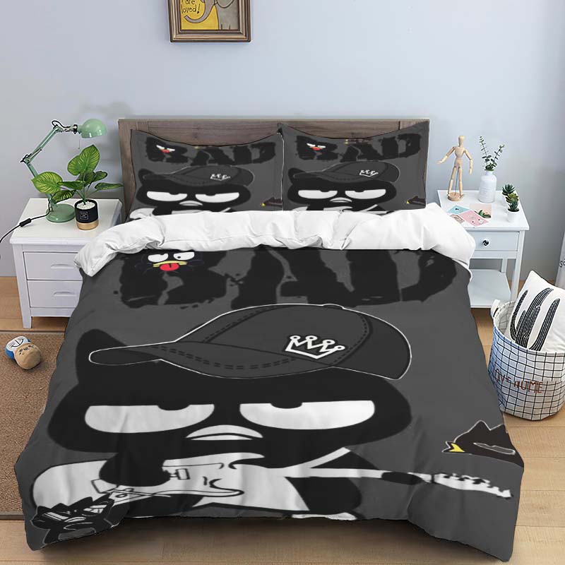 

The New BADBATTZ-MARU Themed Three Piece Bedding Set, Including Duvet Cover and Pillowcase, Is The Perfect Holiday Gift. 135x200cm