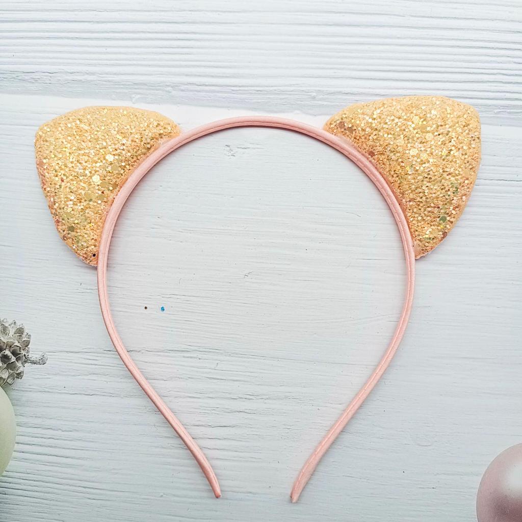 Colorful Sequin Cat Ear Headband for Kids - Festival Party Hair Accessory