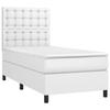 Sommier à lattes avec matelas - Maison Exclusive - LED colorée - Tête de lit réglable - 90x190 cm
