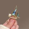 New Alloy Brooch High-end Niche Women's Peony High-end Pin Coat Suit High-end Versatile Brooch