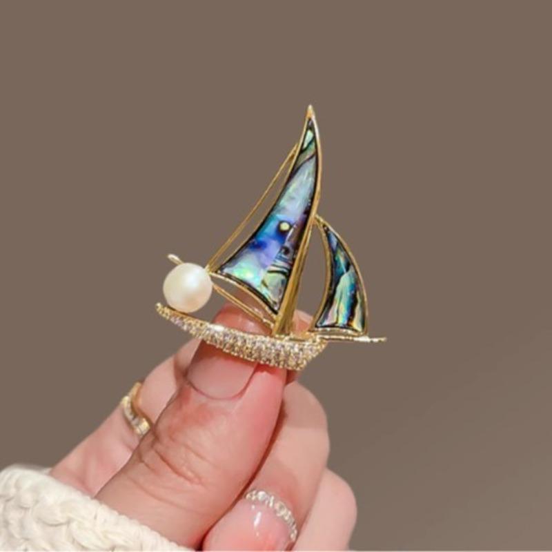 New Alloy Brooch High-end Niche Women's Peony High-end Pin Coat Suit High-end Versatile Brooch