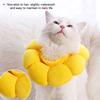 Pet Cat E-Collar Recovery Cone Protection Elizabeth Collar Adjustable Cotton Blends Collar Printed Elizabeth Circle for Cat
