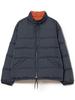 Beams Boy Women's Reversible Down Blouson Jacket, Navy Free