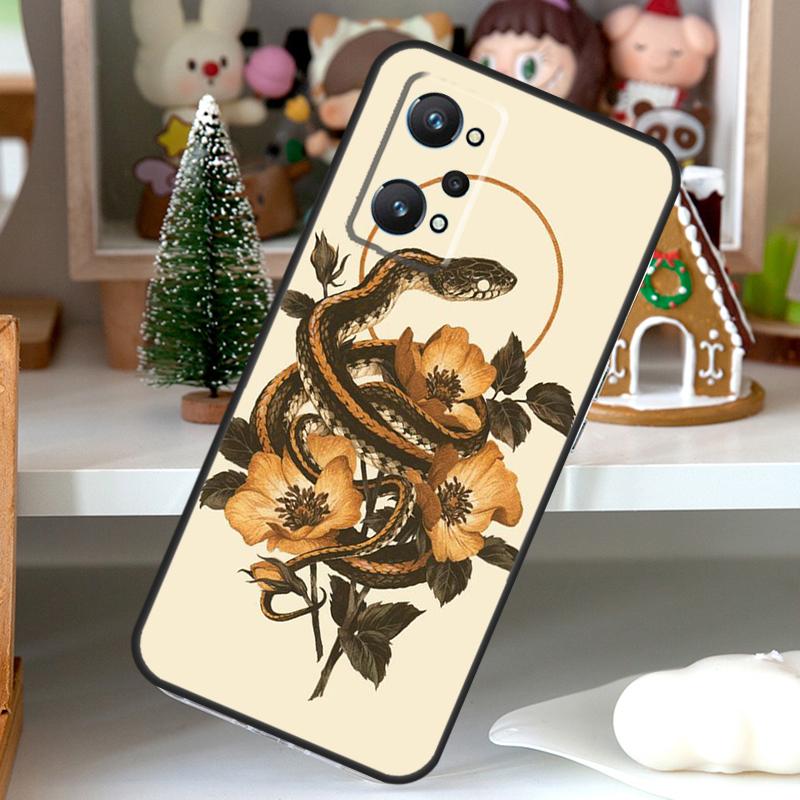 The Snake and Fern For OPPO Realme C55 C35 C33 C31 C30 C25 C21Y C11 GT Neo 5 3T 2T Realme 10 9 11 Pro Plus Case